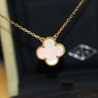 Clover  15mm White Mother-of-pearl Necklace – LUX VERSE Luxury Designer Fashion Outlet