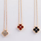 Clover 15mm Diamond Carnelian Necklace – LUX VERSE Luxury Designer Fashion Outlet