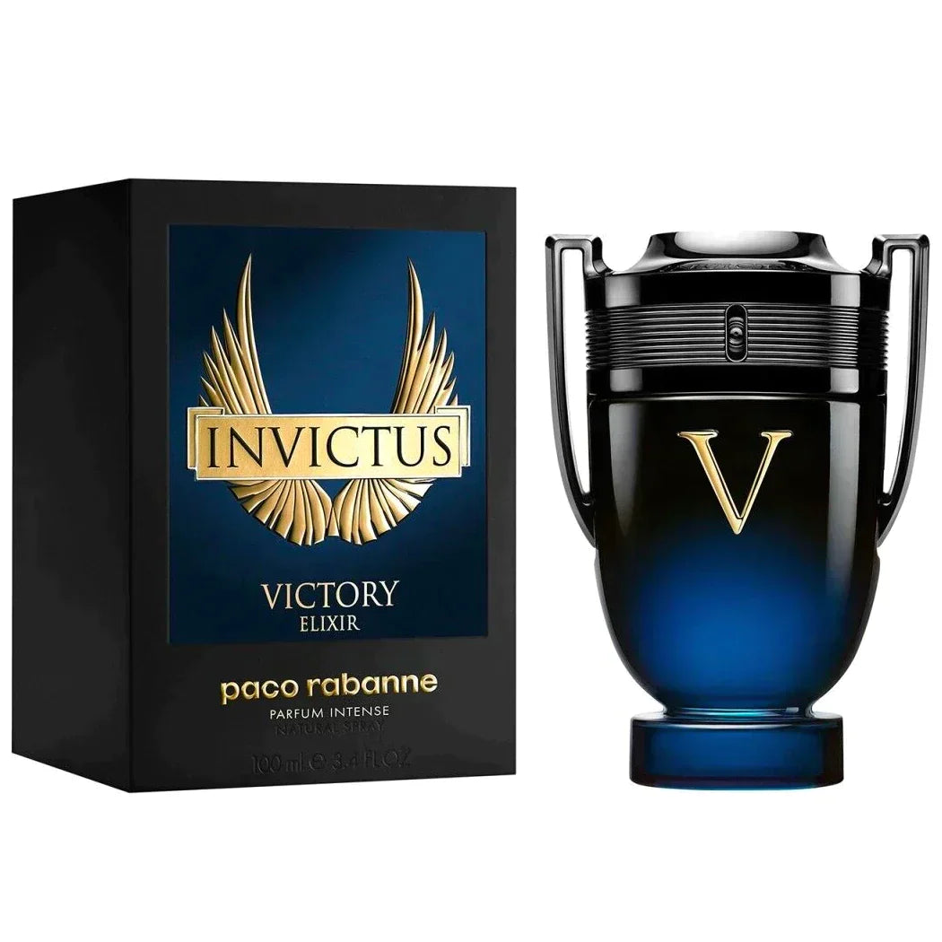 Invictus Victory Elixir 3.4 oz EDP for men – experience an exquisite blend of freshness and mystery with Invictus Victory Elixir, – LUX VERSE Luxury Designer Fashion Outlet
