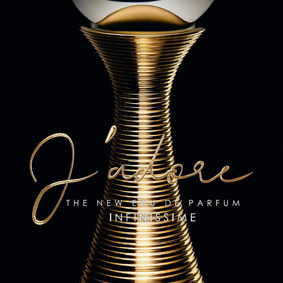 J'Adore Infinissime Eau De Parfum 3.4 oz for women – inspired by the sensual figure eight designed by Christian Dior, it is adorned with – LUX VERSE Luxury Designer Fashion Outlet