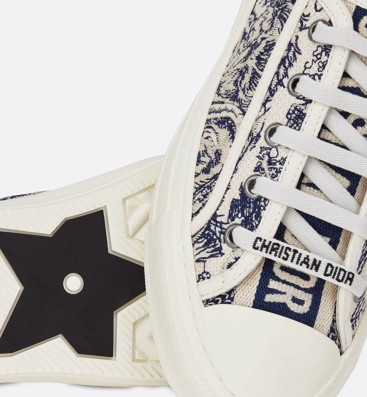 Walk'n'iconic Sneaker – the Walk'n'sneaker highlights the iconic Toile de Jouy motif, inspired by the House – LUX VERSE Luxury Designer Fashion Outlet