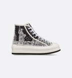 High-Top Platform Sneaker – the style is completed by a comfortable thick sole, tongue and Christian Paris laces – LUX VERSE Luxury Designer Fashion Outlet