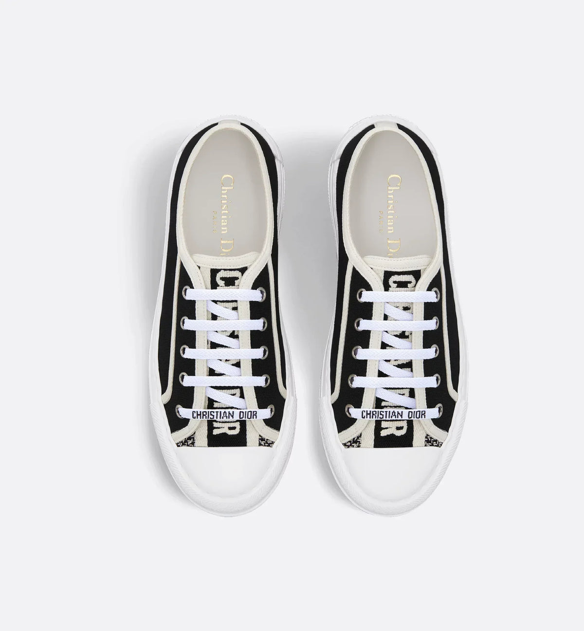 Walk'n'Platform thick sole Sneaker – the black cotton canvas upper features a comfortable and lightweight thick sole, – LUX VERSE Luxury Designer Fashion Outlet