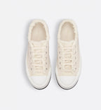 Walk'n'Platform Cotton Canvas Sneaker – the ecru cotton canvas upper is distinguished by fringed finishes and the Christian – LUX VERSE Luxury Designer Fashion Outlet