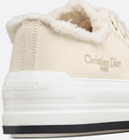 Walk'n'Platform Cotton Canvas Sneaker – the ecru cotton canvas upper is distinguished by fringed finishes and the Christian – LUX VERSE Luxury Designer Fashion Outlet