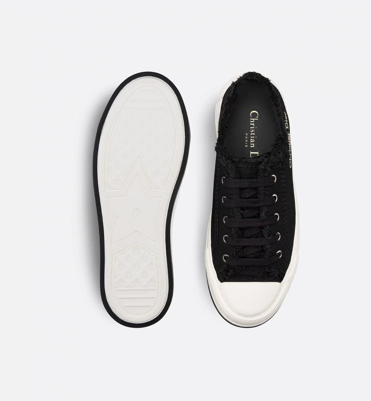 Walk'n'Platform Embroidered Sneaker – a comfortable and lightweight thick sole and cotton tongue embroidered with – LUX VERSE Luxury Designer Fashion Outlet