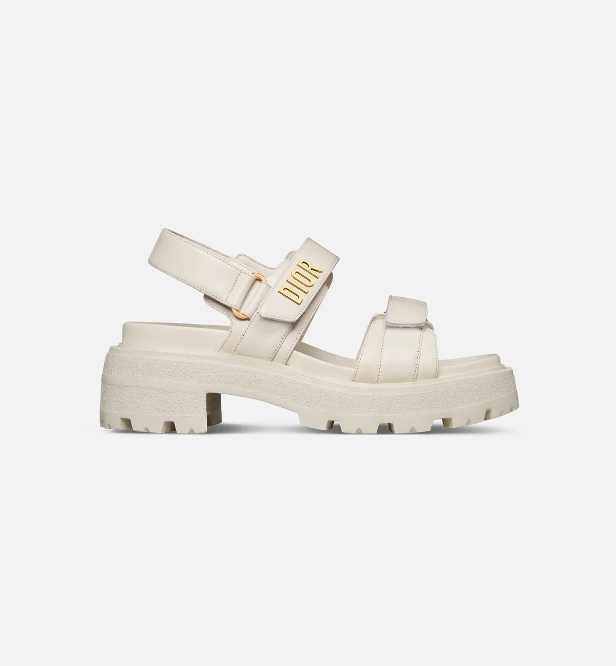 Platform Sandal Lambskin – crafted in white lambskin, it features self-fastening straps enhanced by – LUX VERSE Luxury Designer Fashion Outlet