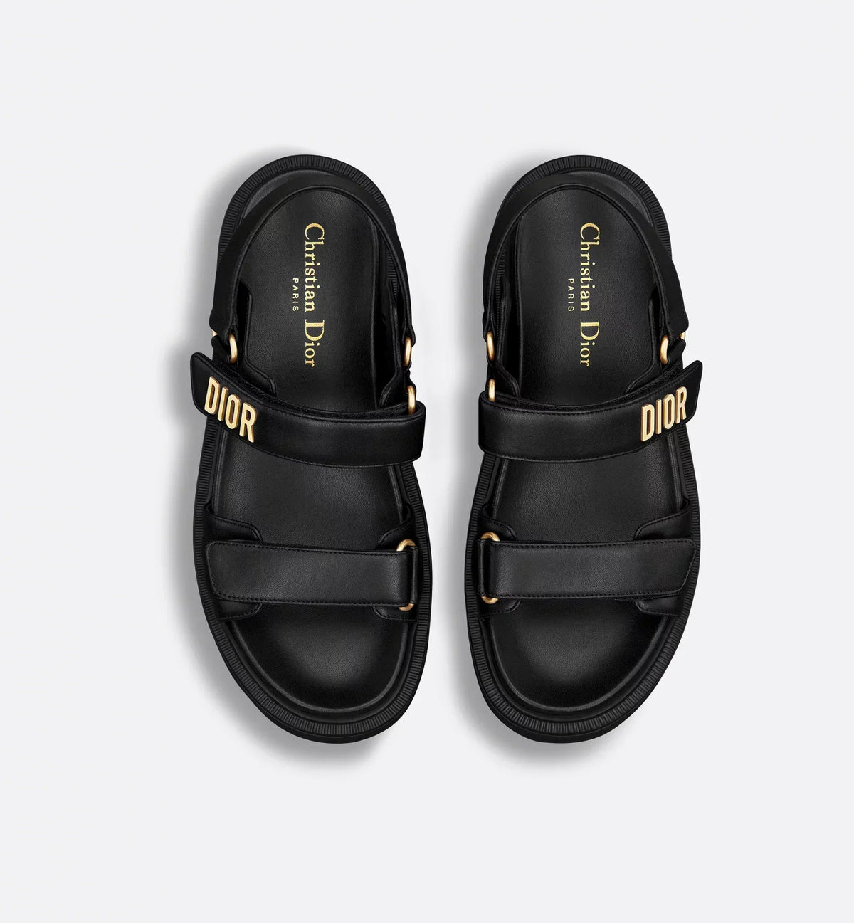 Platform Sandal – crafted in black lambskin, it features self-fastening straps enhanced by – LUX VERSE Luxury Designer Fashion Outlet