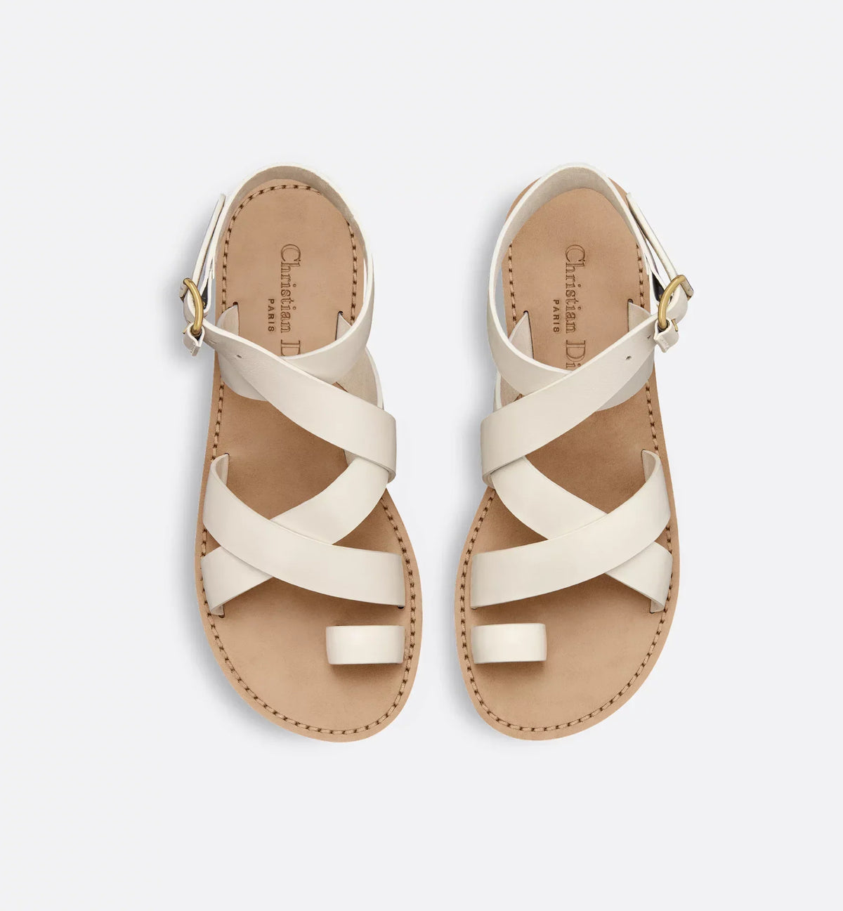 Sun Toe-Ring Sandal Calfskin – the sandal can be paired with other capsule creations – LUX VERSE Luxury Designer Fashion Outlet