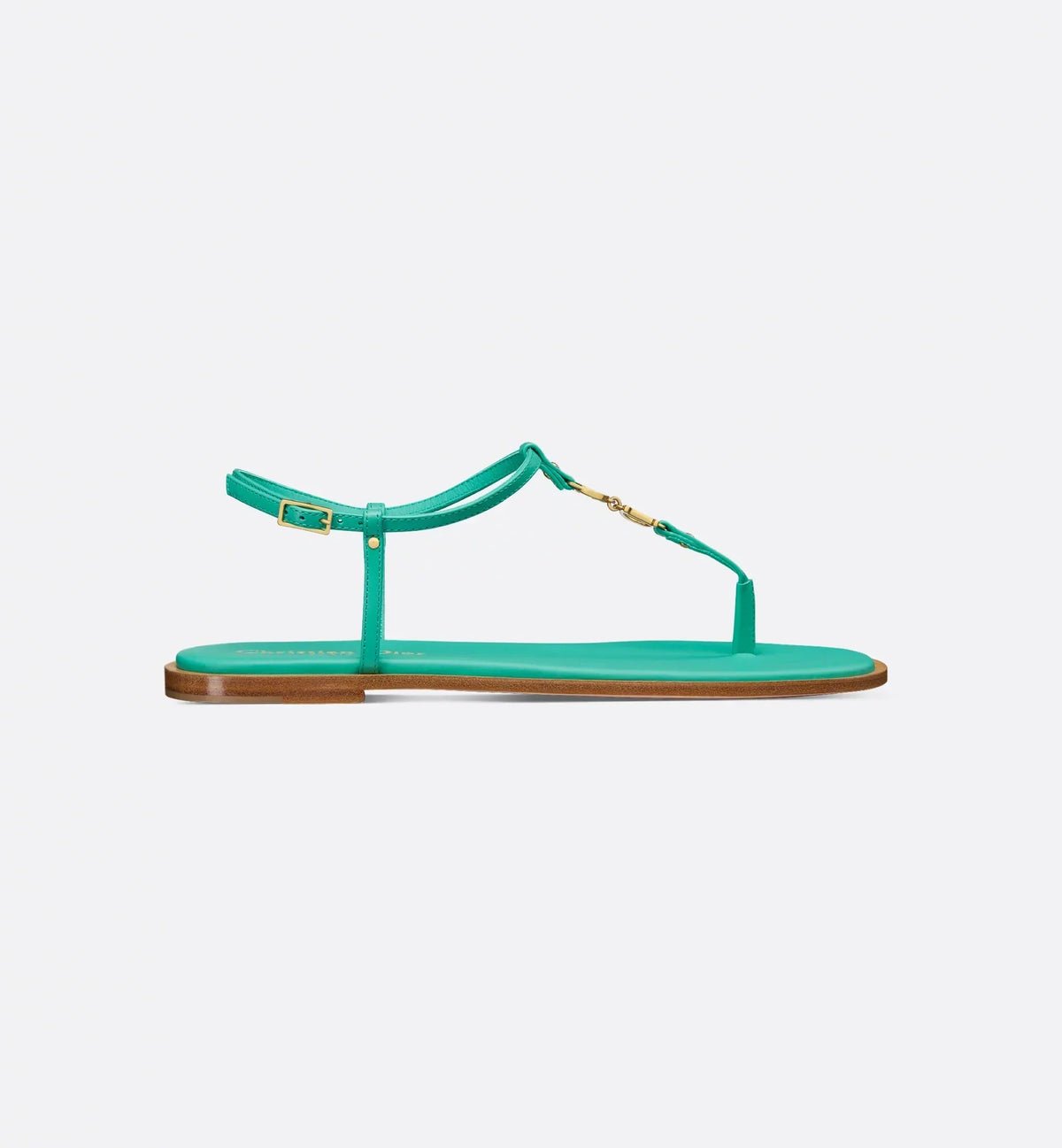 C'est Thong Sandal Aquamarina Calfskin – completed by a padded leather insole offering ultimate comfort, the jeweled sandal – LUX VERSE Luxury Designer Fashion Outlet
