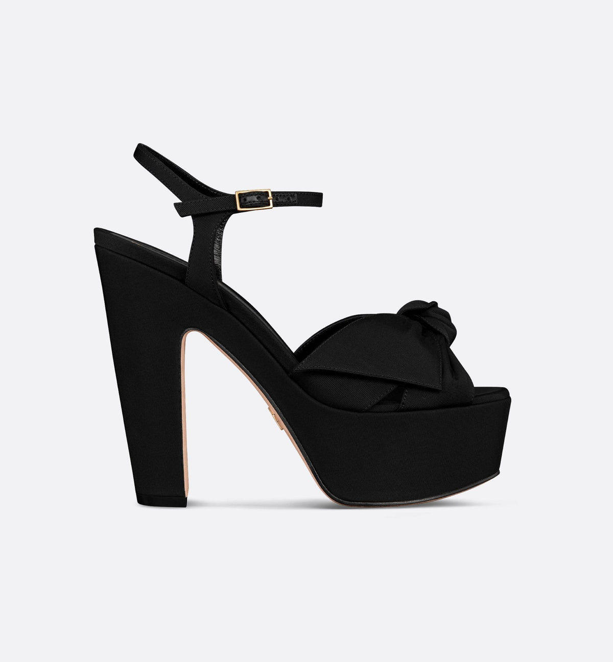 Muse Heeled Grosgrain Sandal – featuring a 13-cm (5) heel and 5-cm (2) platform, the shoe will complement evening – LUX VERSE Luxury Designer Fashion Outlet