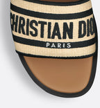 Dway Casual Slides – the upper in natural raffia and black cotton is embroidered with the instantly – LUX VERSE Luxury Designer Fashion Outlet