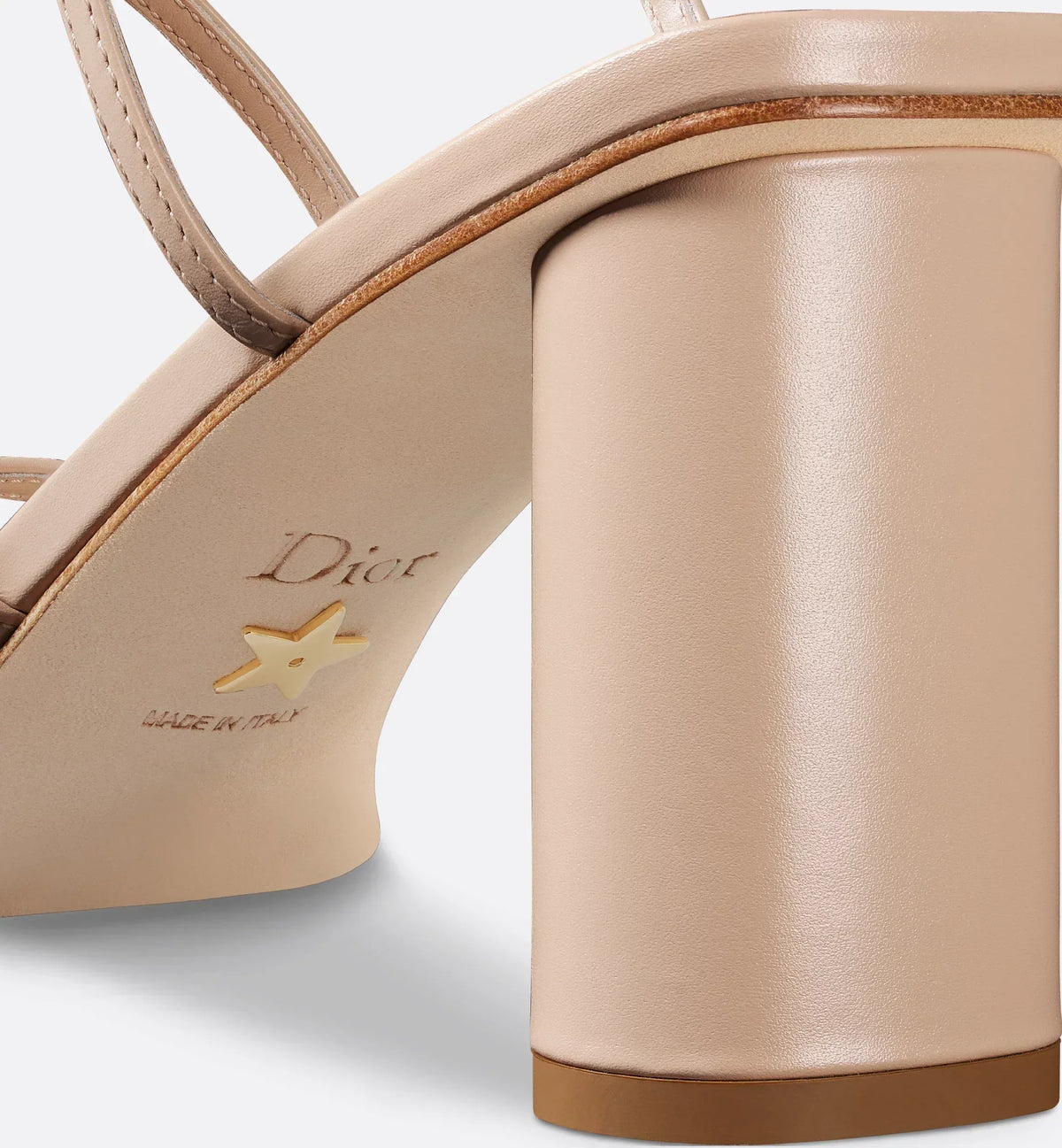 C'est Heeled Modern Sandal – completed by an 8-cm (3) cylindrical heel and square toe, the jeweled sandal will – LUX VERSE Luxury Designer Fashion Outlet