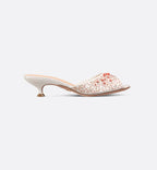 D-Dream Heeled Coral Beads Slide – completed by an open toe and 4-cm (1.5) kitten heel, the slide can be coordinated – LUX VERSE Luxury Designer Fashion Outlet