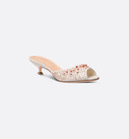 D-Dream Heeled Coral Beads Slide – part of the capsule, the D-Dream heeled slide has a sophisticated, retro aesthetic – LUX VERSE Luxury Designer Fashion Outlet