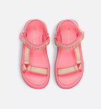 D-Wave Embroidered Sandal – completed by a thick, ultralightweight and comfortable sole, the sandal will lend – LUX VERSE Luxury Designer Fashion Outlet