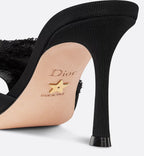 Classic Heeled Slide – completed by a square toe with a contemporary look, as well as a 5-cm (2) – LUX VERSE Luxury Designer Fashion Outlet
