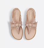 Thong Sandal Grosgrain – the nude fringed grosgrain upper features a deconstructed bow embellished with – LUX VERSE Luxury Designer Fashion Outlet