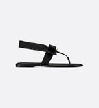 Thong Sandal – the black fringed grosgrain upper features a deconstructed bow embellished with – LUX VERSE Luxury Designer Fashion Outlet