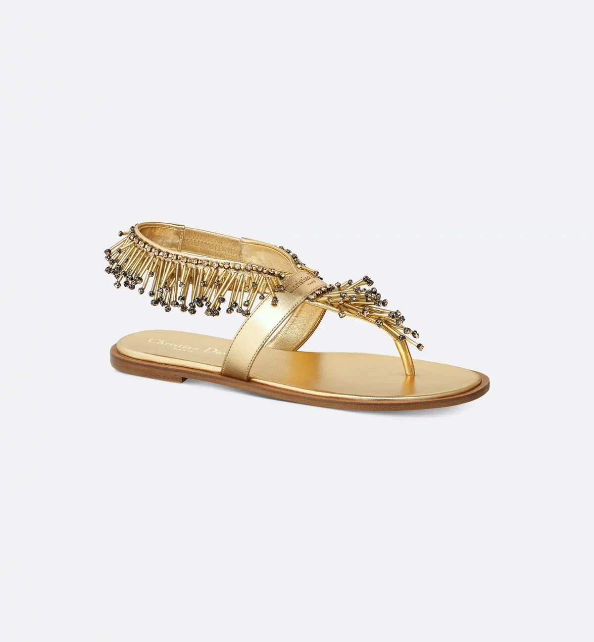 Eclat Thong Lambskin Sandal – unveiled at the Autumn-Winter 2024-2025 Fashion Show, the new Eclat thong sandal is – LUX VERSE Luxury Designer Fashion Outlet