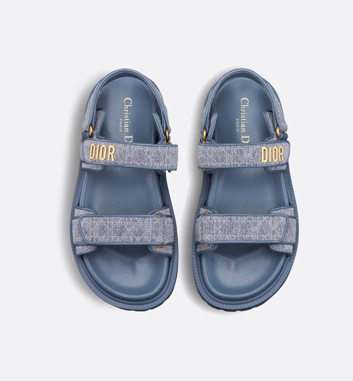 Cannage Denim Sandal – the style features an anatomically shaped sole made with lightweight and comfortable – LUX VERSE Luxury Designer Fashion Outlet