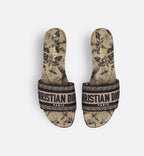 Dway Ultimate Slide – the upper has an embroidered Christian Paris signature for an instantly recognizable – LUX VERSE Luxury Designer Fashion Outlet