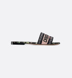 Dway Ultimate Comfort Slides – a vibrant homage to passion for botanicals, the Dway slide presents the black – LUX VERSE Luxury Designer Fashion Outlet