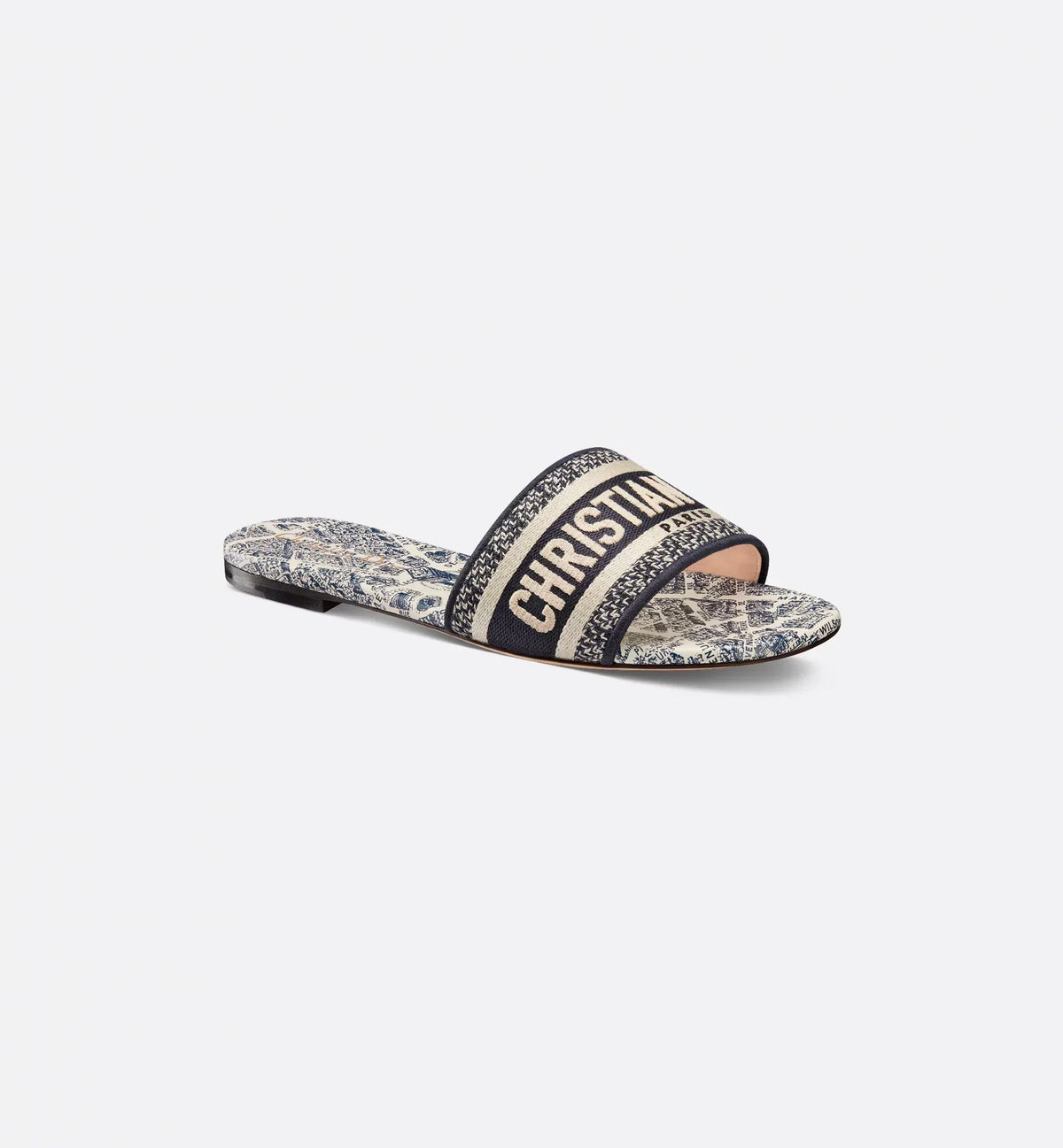 Dway Slide Paris Motif – the hallmark and timeless Dway slide showcases the Plan de Paris motif, inspired – LUX VERSE Luxury Designer Fashion Outlet