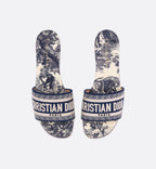 Dway Versatile Slide – the vibrant blue upper has an embroidered Christian Paris signature for an instantly – LUX VERSE Luxury Designer Fashion Outlet