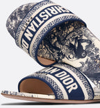 Dway Versatile Slide – the Dway slide is a hallmark and timeless style honoring the House's Toile de Jouy – LUX VERSE Luxury Designer Fashion Outlet