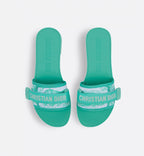 Evolution Aquamarina Slide – the Christian self-fastening strap adorns the technical fabric upper, which – LUX VERSE Luxury Designer Fashion Outlet