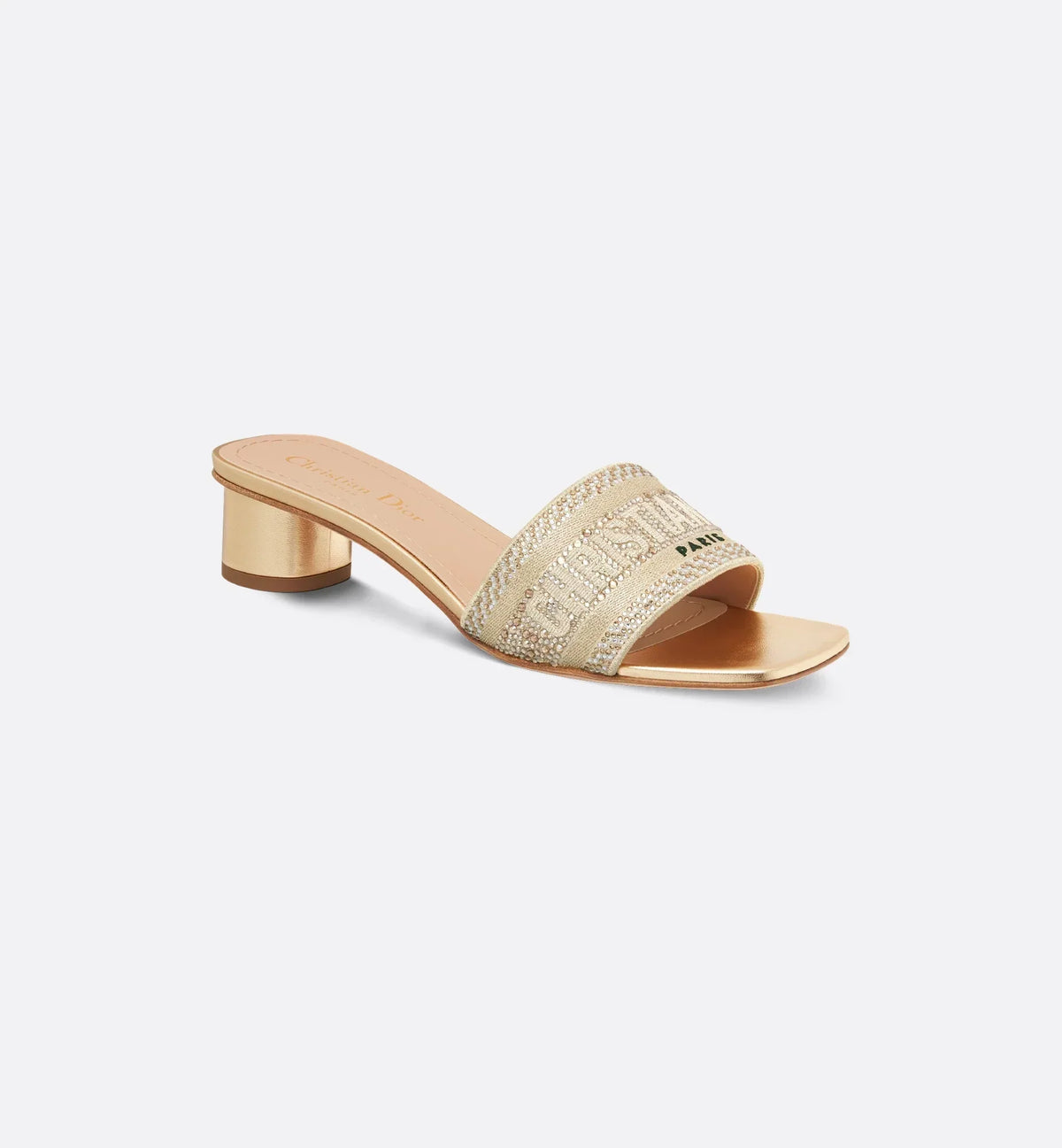 Dway Classy Heel Sandal – part of the capsule collection, the Dway heeled slide reframes a hallmark creation – LUX VERSE Luxury Designer Fashion Outlet