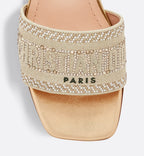 Dway Classy Heel Sandal – part of the capsule collection, the Dway heeled slide reframes a hallmark creation – LUX VERSE Luxury Designer Fashion Outlet