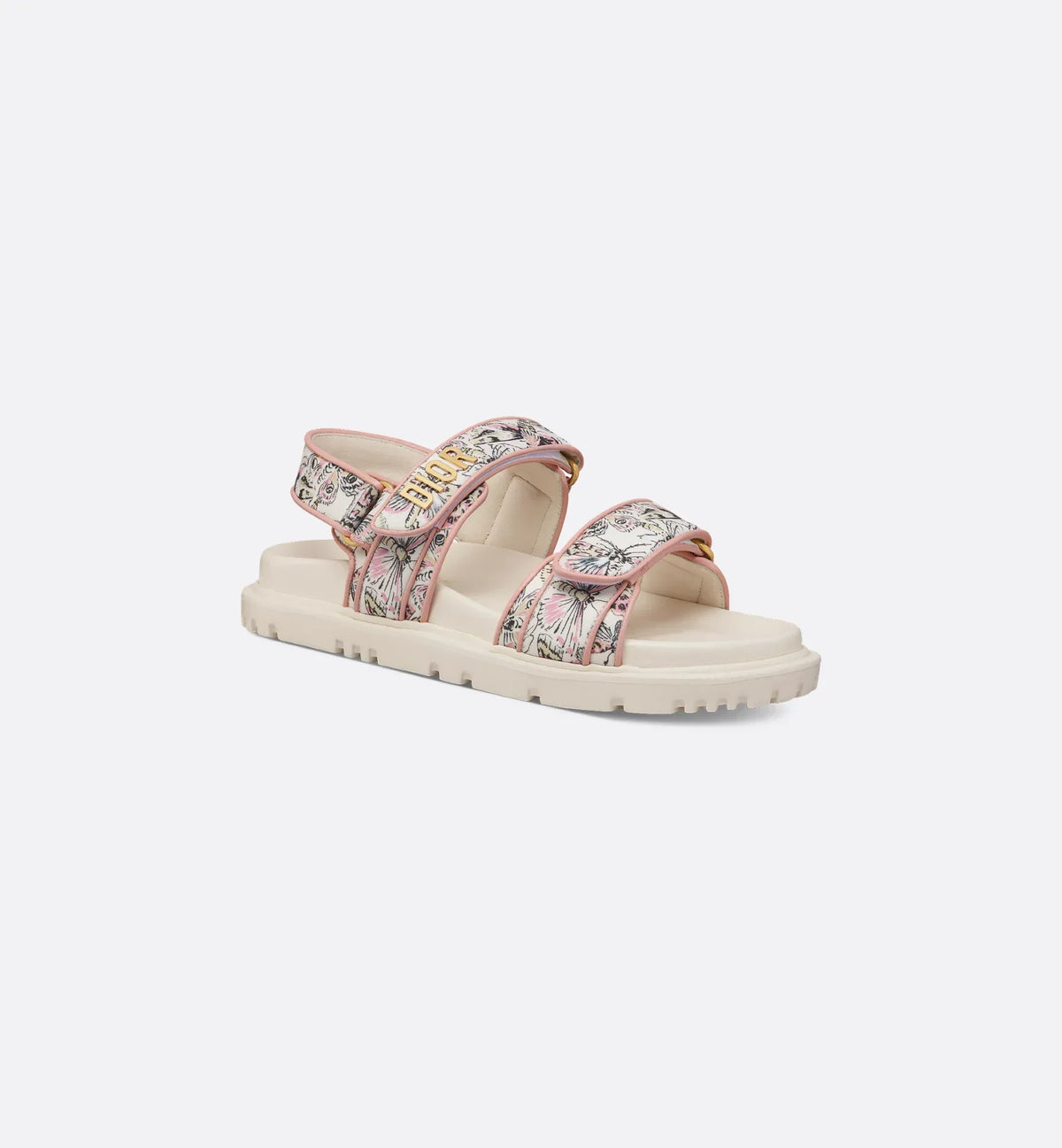Camouflage Motif Sandal – the sandal showcases a modern silhouette in technical fabric adorned with the white – LUX VERSE Luxury Designer Fashion Outlet