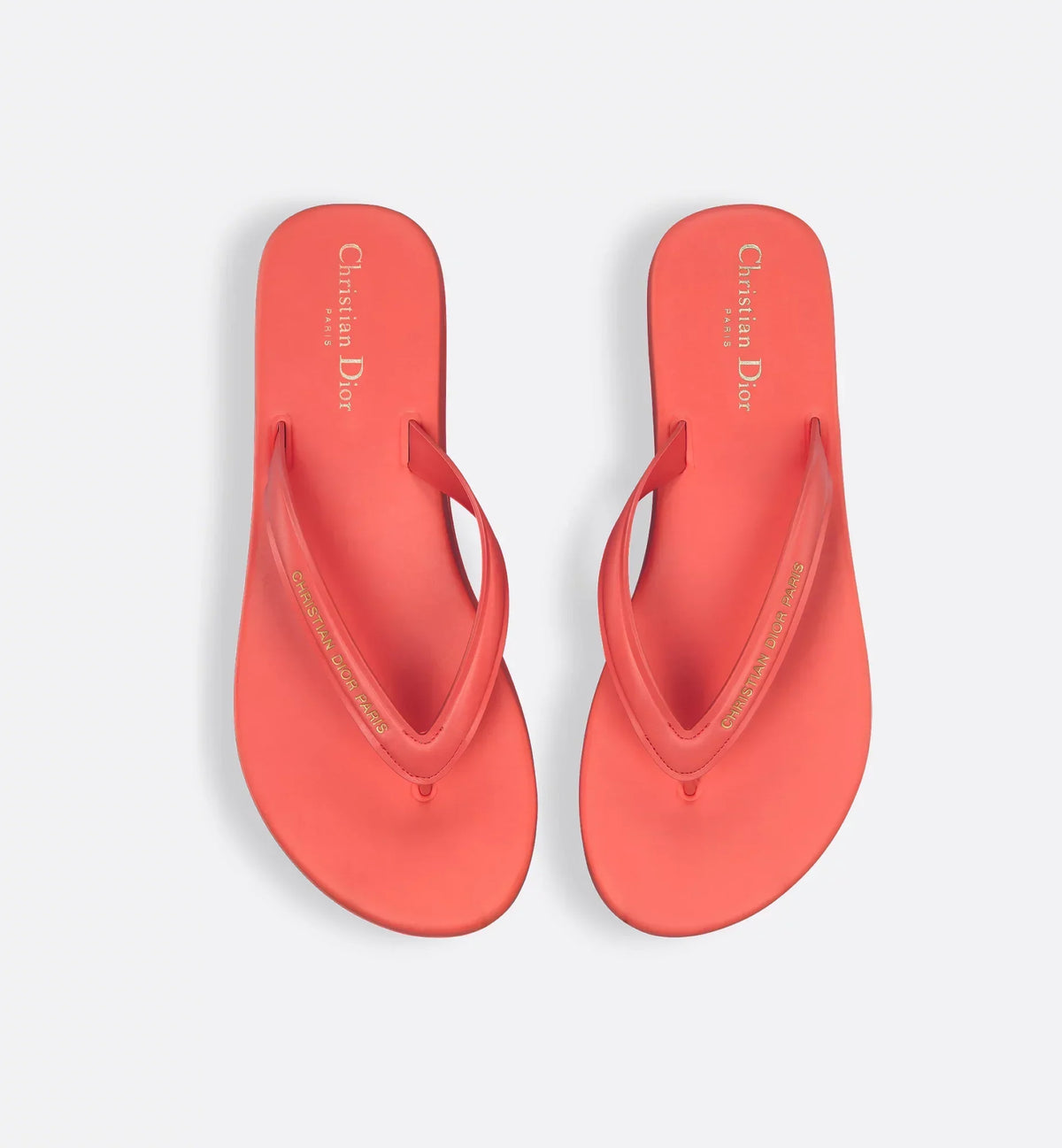 Thong Casual Sandal – the platform silhouette is crafted in coral leather-effect fabric, while the straps – LUX VERSE Luxury Designer Fashion Outlet