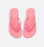 Gold-Tone Thong Sandals – the platform silhouette is crafted in candy pink leather-effect fabric, while – LUX VERSE Luxury Designer Fashion Outlet