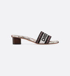 Dway Modern Heeled Slide – completed by a 3.5-cm (1.5) cylindrical heel, the slide will add a modern touch to – LUX VERSE Luxury Designer Fashion Outlet