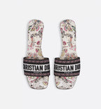 Dway Modern Heeled Slide – the upper is embroidered with the Christian Paris signature, lending an instantly – LUX VERSE Luxury Designer Fashion Outlet