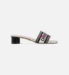 Dway Heeled Slide Adore Motif – part of the capsule, the Dway heeled slide is a hallmark and timeless style – LUX VERSE Luxury Designer Fashion Outlet