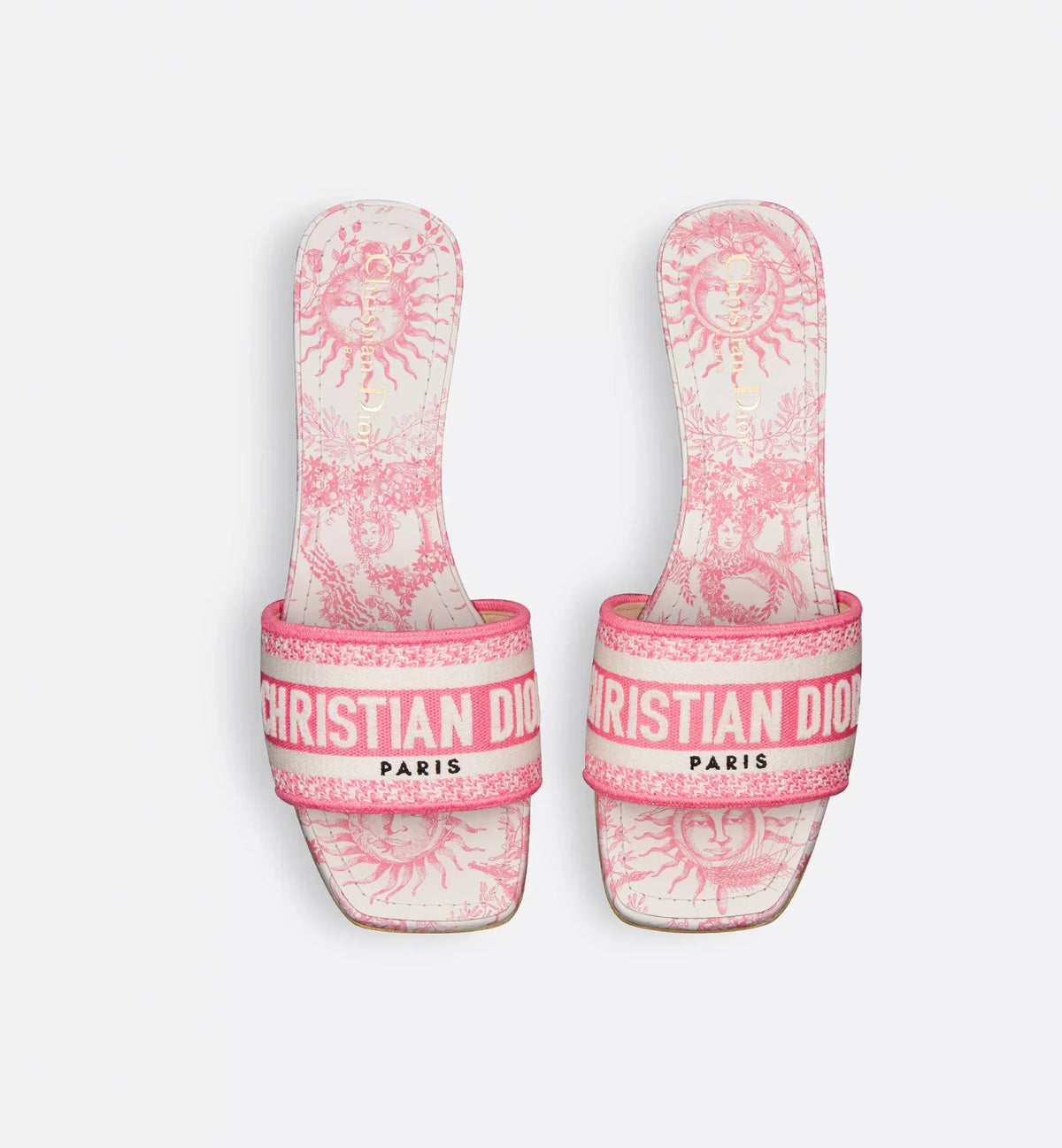 Dway Glamour Heeled Slide – the upper, embroidered with the Christian Paris signature, lends an instantly – LUX VERSE Luxury Designer Fashion Outlet
