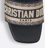 Dway Heeled Cotton Embroidered Slide – the Dway slide is a timeless, hallmark piece – LUX VERSE Luxury Designer Fashion Outlet