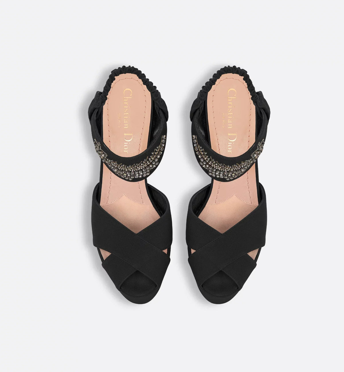 Muse Heeled Sandal Star Motif – featuring a rear elastic strap, 13-cm (5) heel and 5-cm (2) platform, the shoe will – LUX VERSE Luxury Designer Fashion Outlet