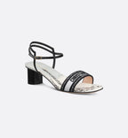 Dway Heeled Sandal Paris Motif – the Dway heeled sandal elegantly revisits a hallmark House creation – LUX VERSE Luxury Designer Fashion Outlet