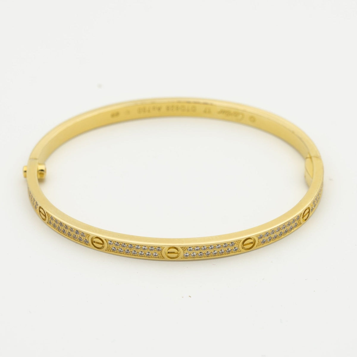 Love Bracelet 3.65mm Diamond-paved – LUX VERSE Luxury Designer Fashion Outlet