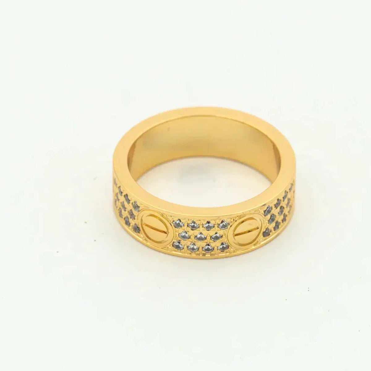 Love Ring 5.5mm Diamonds Paved – LUX VERSE Luxury Designer Fashion Outlet