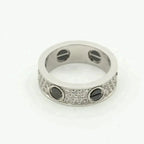 Love Ring 5.5mm Diamonds Paved Ceramic – LUX VERSE Luxury Designer Fashion Outlet