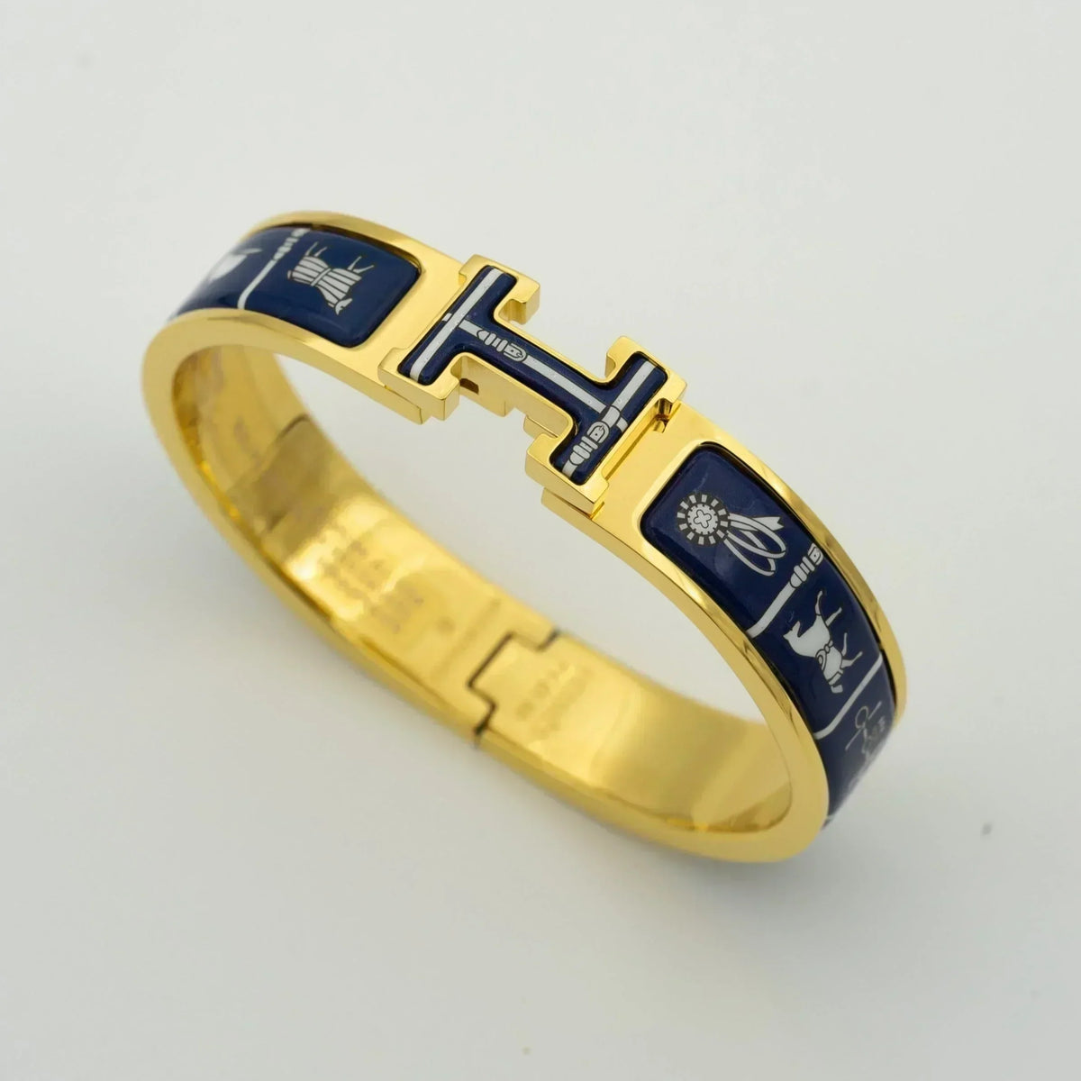 H Bracelet Blue Ceramic – LUX VERSE Luxury Designer Fashion Outlet