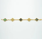Clover 5 Motif Gray Mop Diamond Bracelet – LUX VERSE Luxury Designer Fashion Outlet