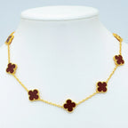 Clover Vintage Carnelian Necklace 10 Motifs – LUX VERSE Luxury Designer Fashion Outlet