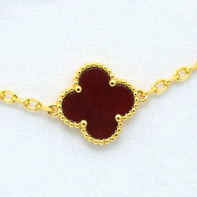 Clover Vintage Carnelian Necklace 10 Motifs – LUX VERSE Luxury Designer Fashion Outlet